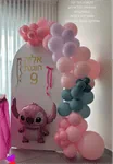 קיר קאפה מעוצב כולל שובל בלונים 4