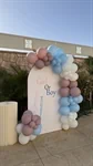 קיר קאפה מעוצב כולל שובל בלונים 3