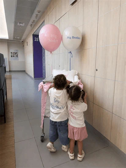 בלוני זכוכית ליולדת